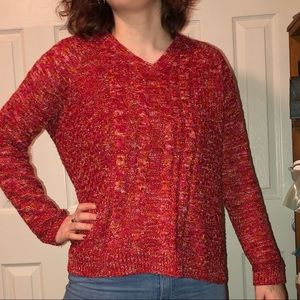 Red and Orange Sweater